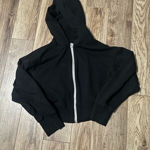 Reflex Black Kids Zip-Up Hoodie